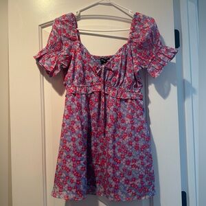 ASOS floral babydoll dress